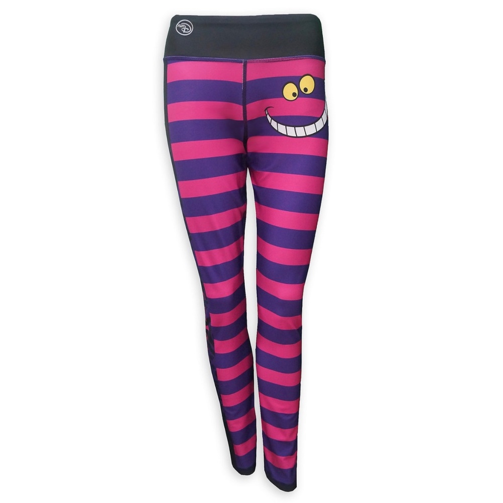 Disney RunDisney Women's Leggings - Cheshire Cat ~Alice in Wonderland~ Small